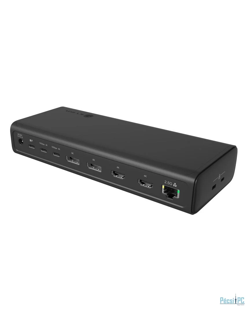 Raidsonic IcyBox IB-DK7401-CU31 17-in-1 Notebook DockingStation