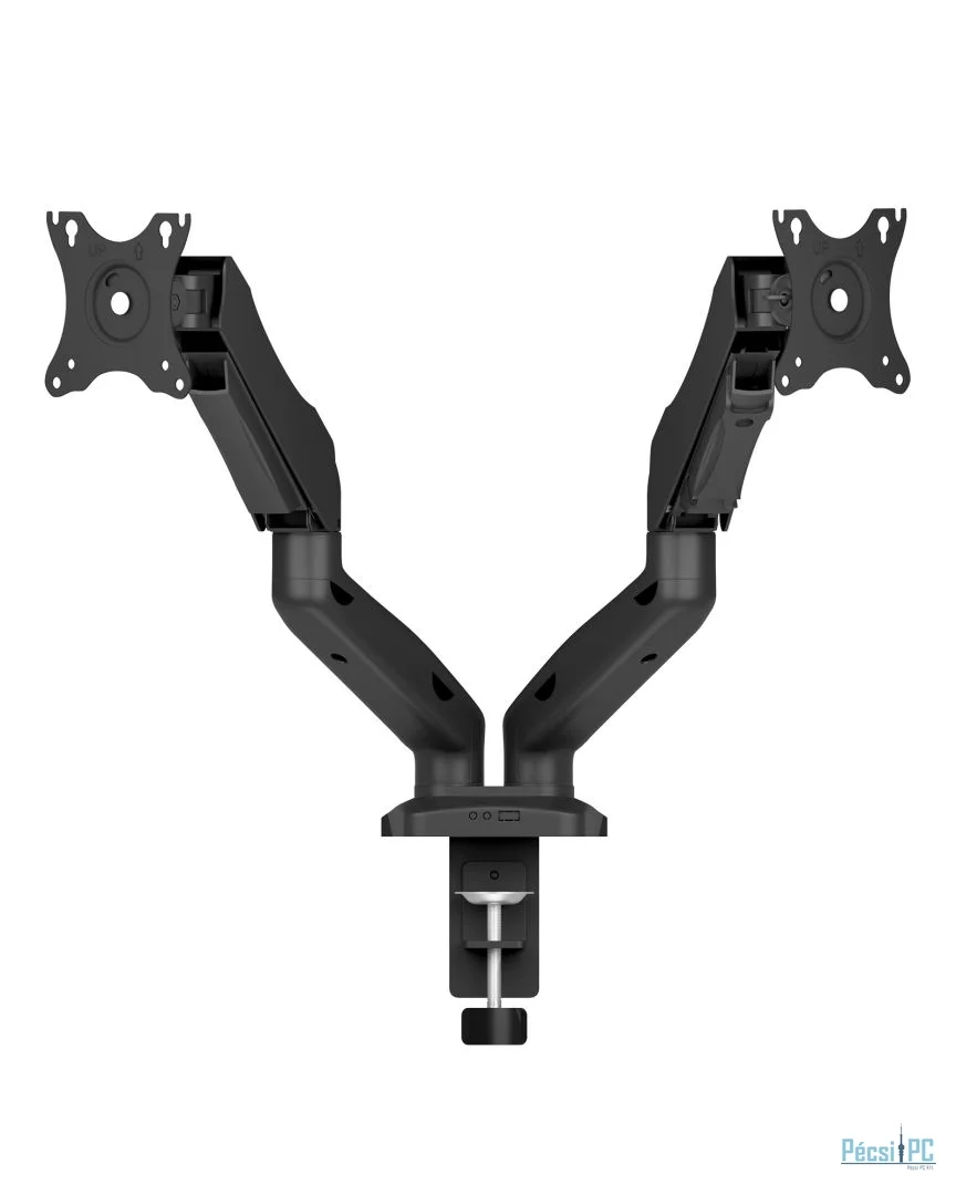 Raidsonic IcyBox IB-MS204-T Dual Monitor Stand Desk mounted 17