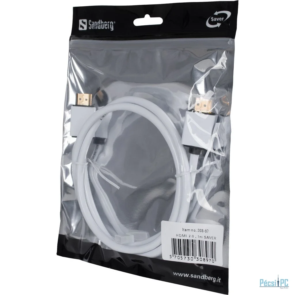 Sandberg HDMI 2.0 1m SAVER White