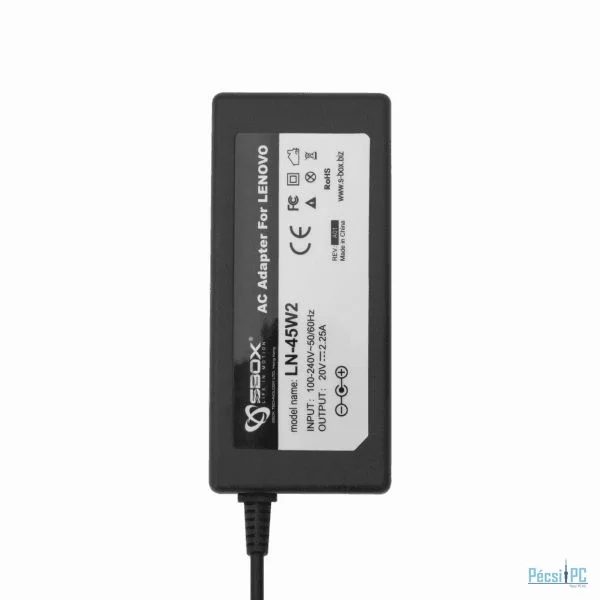 SBOX LN-45W2 Lenovo Laptop Charger Black