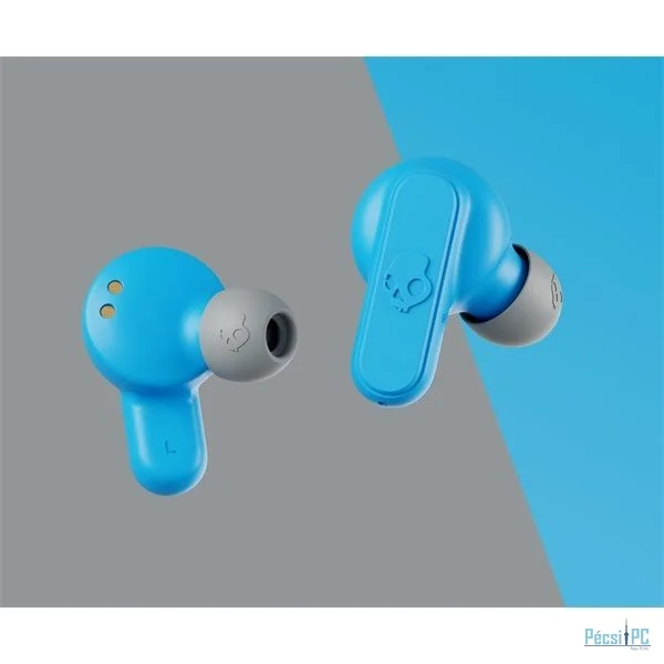 Skullcandy Dime 2 S2DBW-P740 True Wireless Bluetooth Earbuds Light Grey/Blue