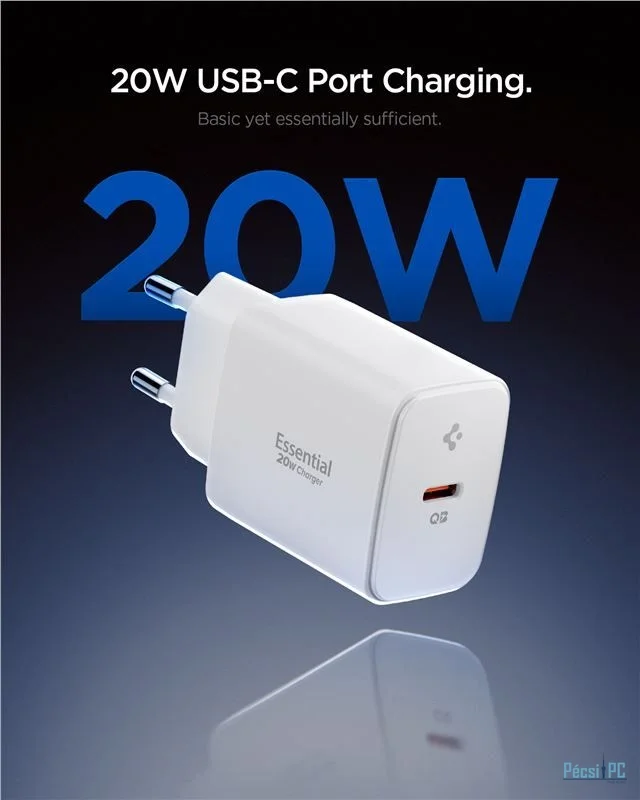 Spigen Essential 20W Wall Charger EE201EU White