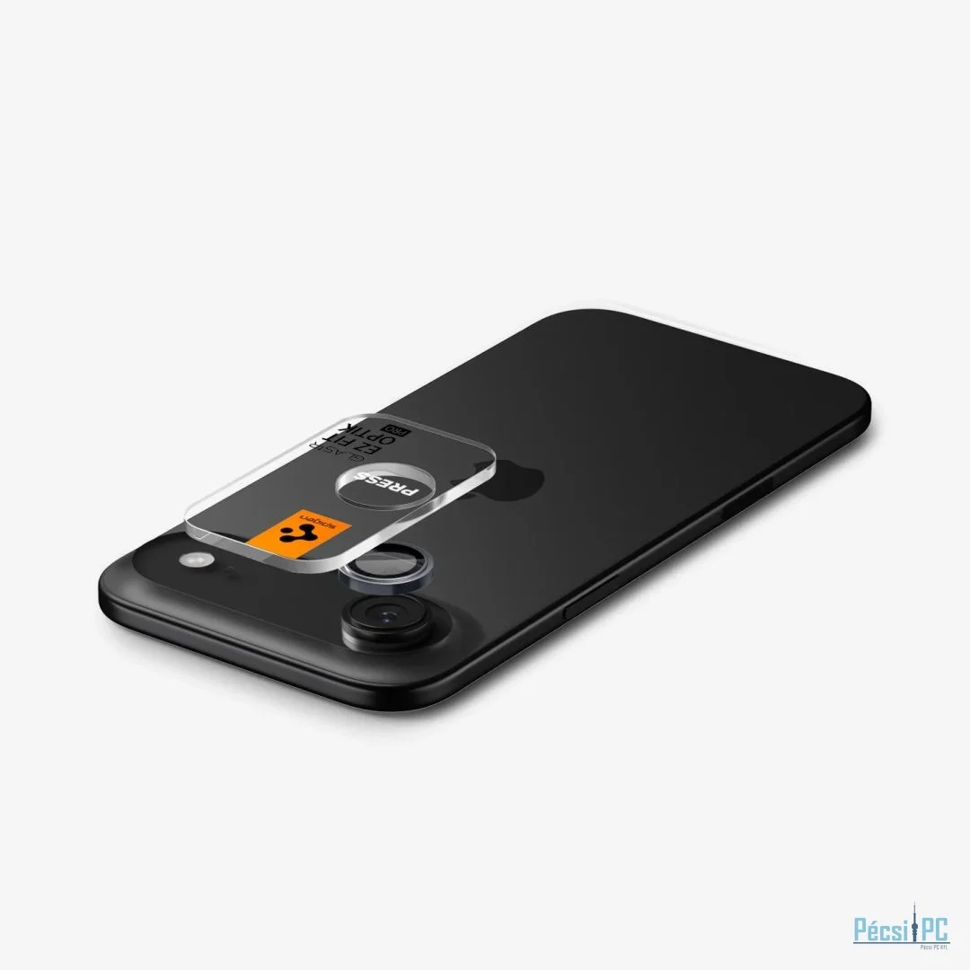 Spigen Glass tR EZ Fit Optik Pro 2 Pack for iPhone Air Gray
