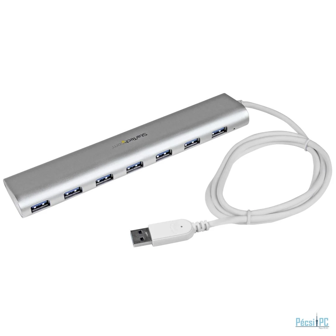 Startech 7-portos USB3.2 HUB Silver/White