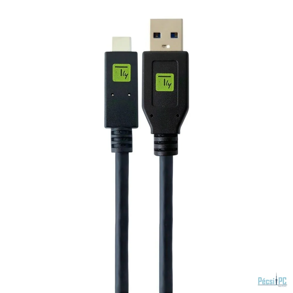 TECHLY  USB 3.1 A Male / USB-C Male Cable 2m Black