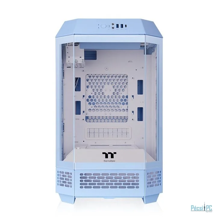Thermaltake The Tower 250 Mini Tower Chassis Tempered Glass Hydrangea Blue
