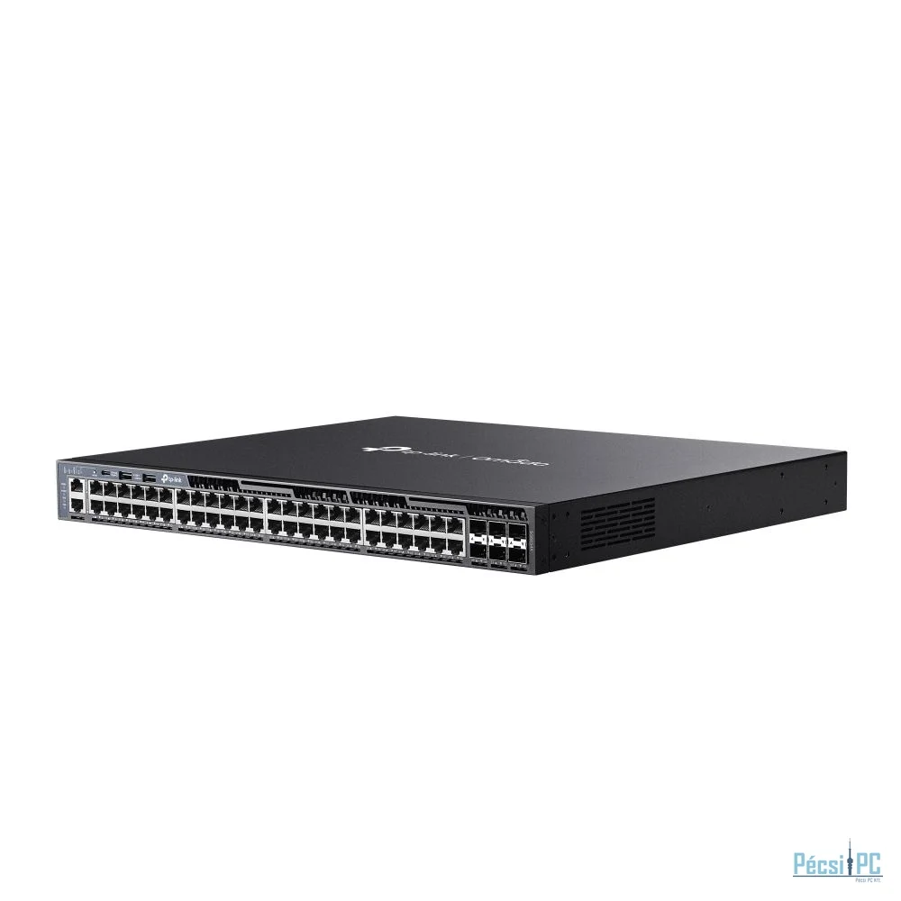 TP-Link SG6654X Omada 48-Port Gigabit Stackable L3 Managed Switch with 6 10G Slots