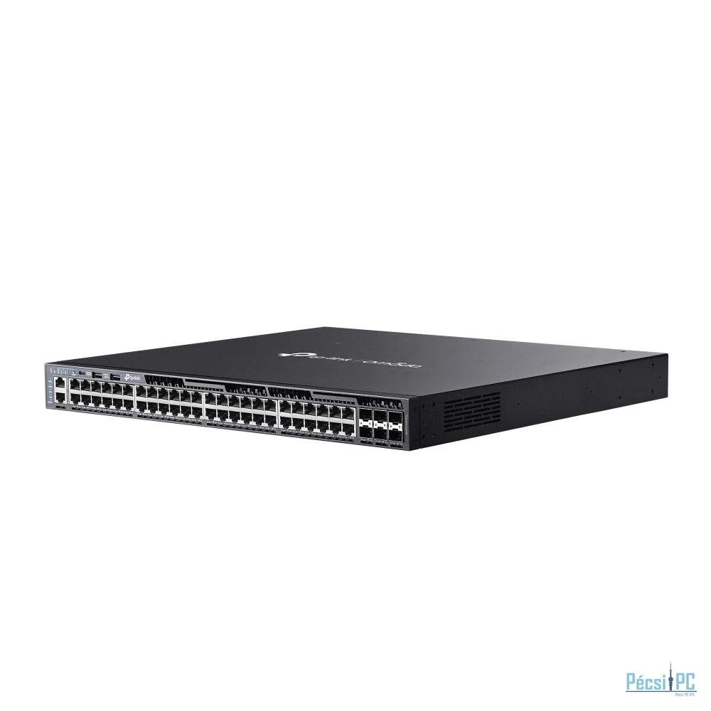 TP-Link SG6654XHP Omada 48-Port Gigabit Stackable L3 Managed PoE+ Switch with 6 10G Slots
