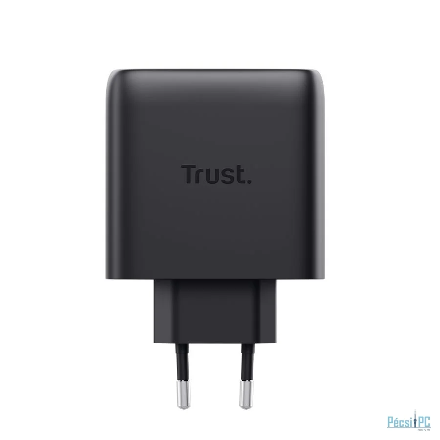 Trust Maxo 65W 2-Port USB-C GaN Charger Black