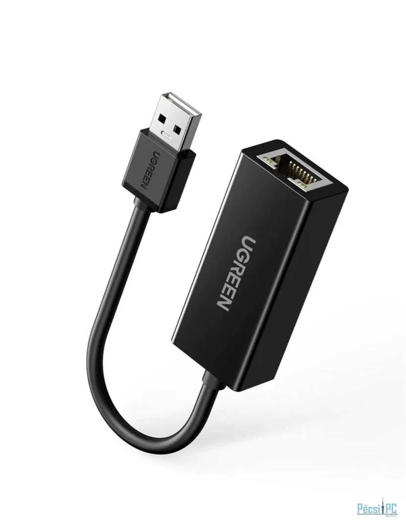 UGREEN CR110 USB-RJ45 Hálózati Adapter Black