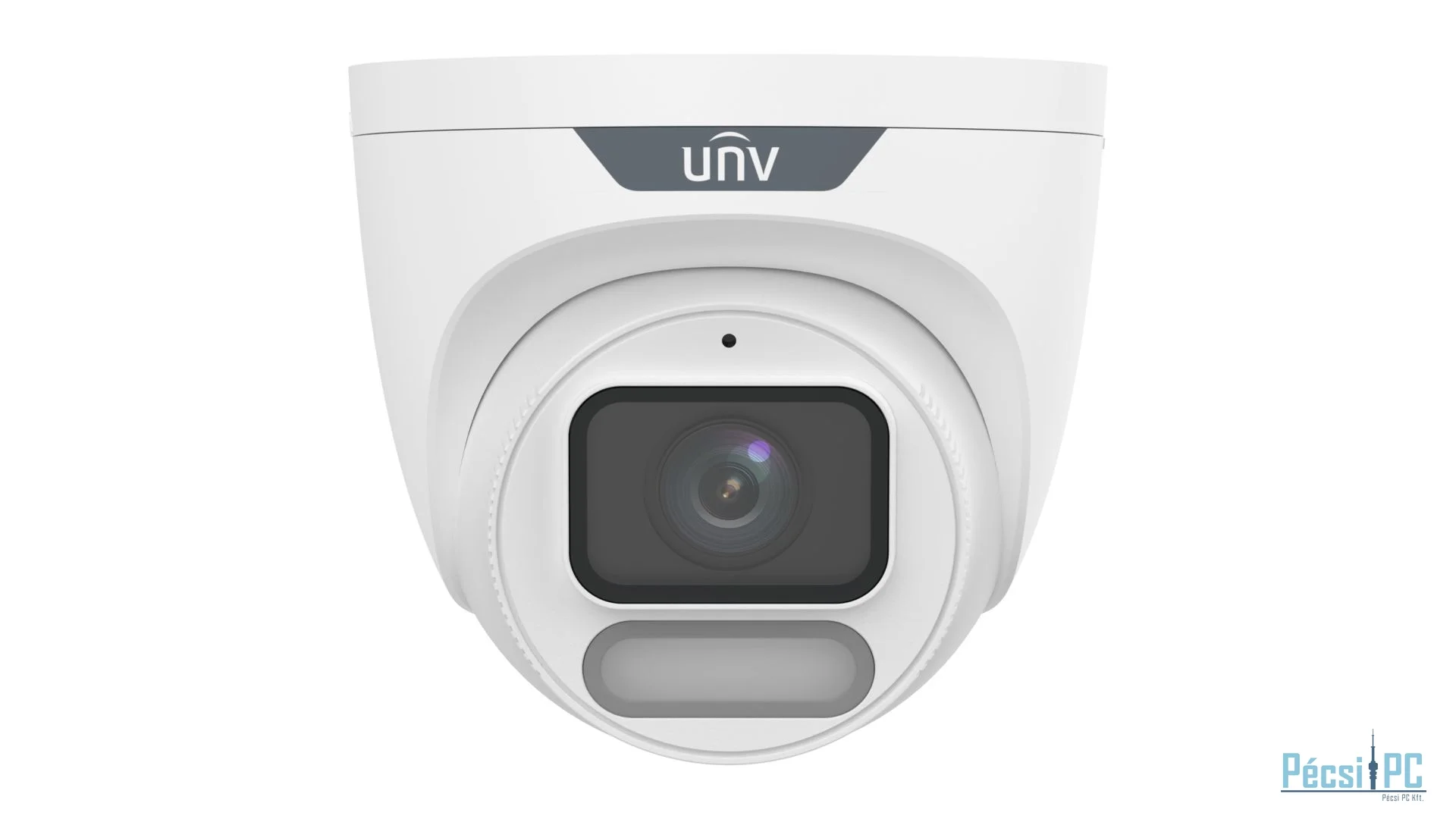 Uniview Easystar Colorhunter 8MP OwlView Wise-ISP turret dómkamera, 4mm fix objektívvel, mikrofonnal