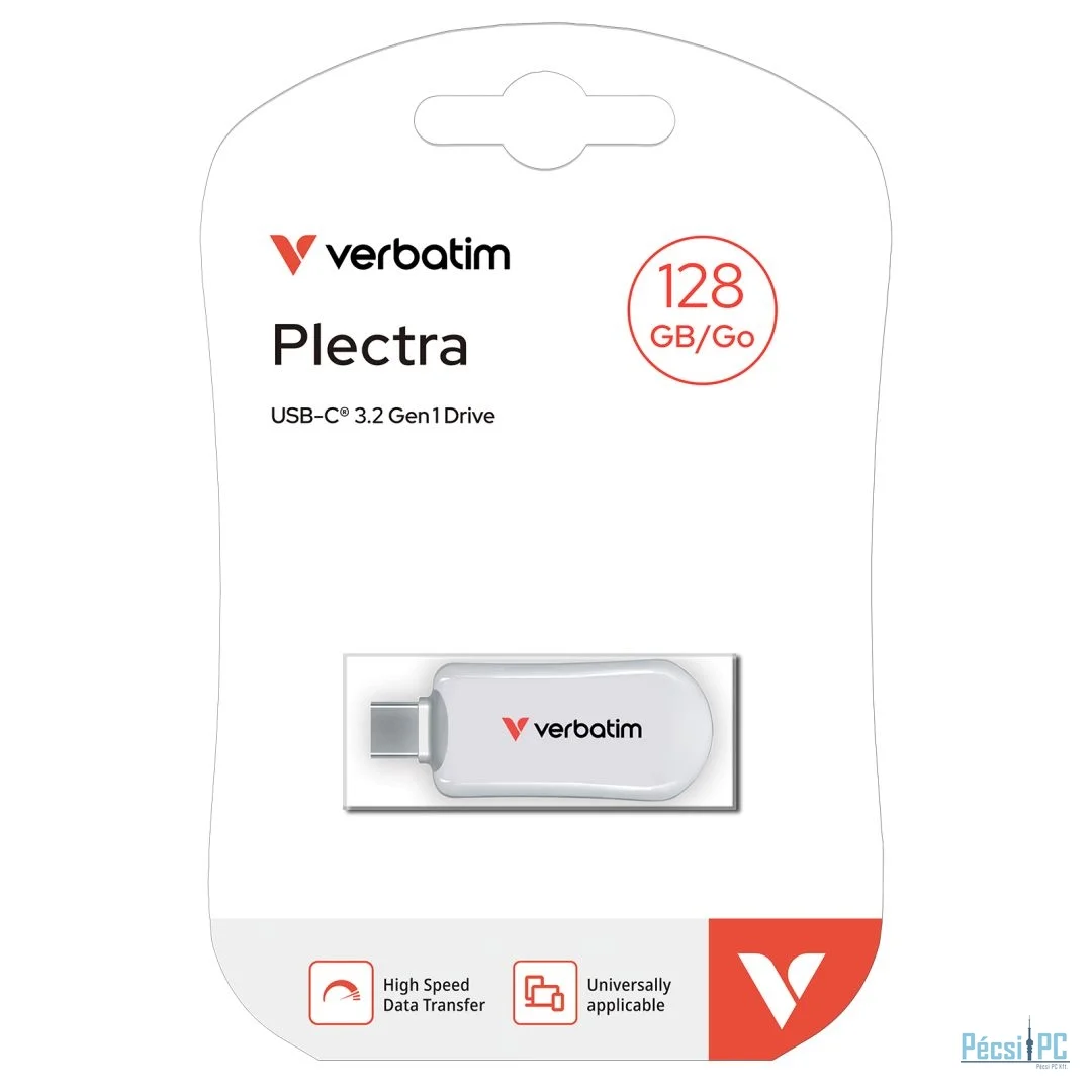 Verbatim 128GB Plectra USB3.2 White