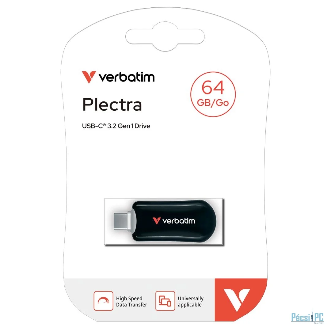 Verbatim 64GB Plectra USB3.2 Black
