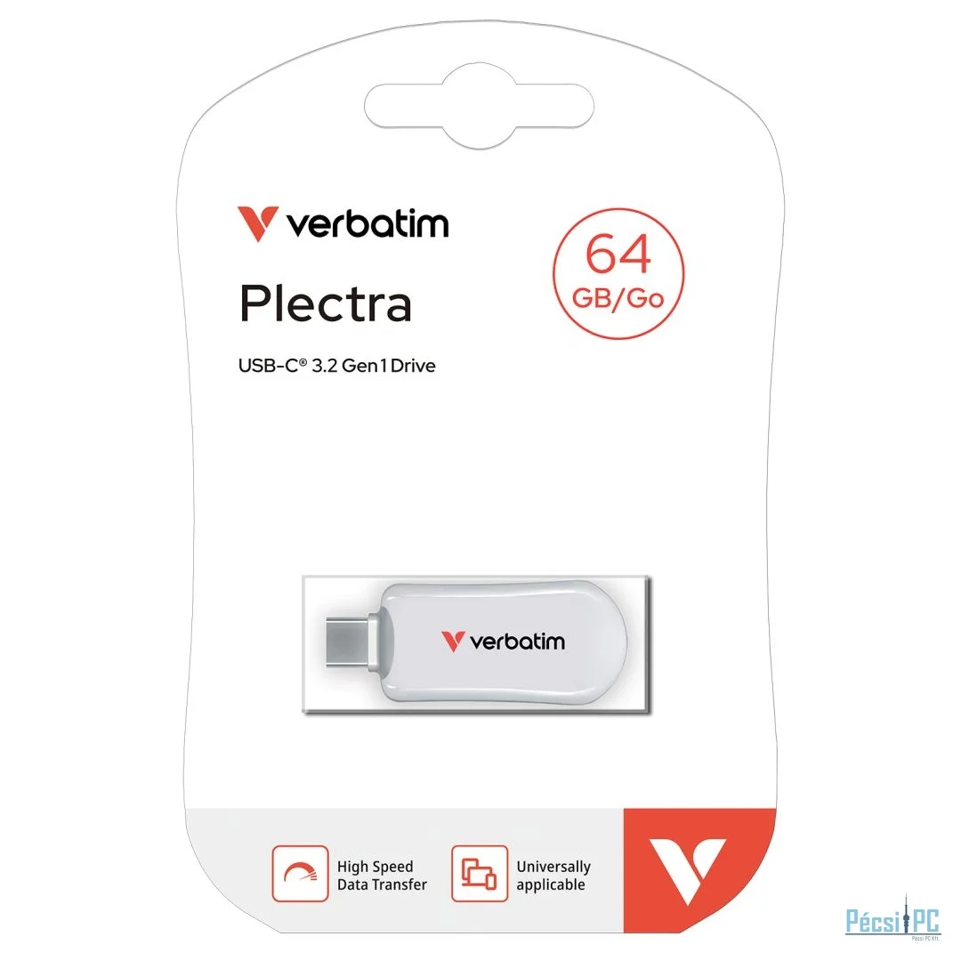 Verbatim 64GB Plectra USB3.2 White
