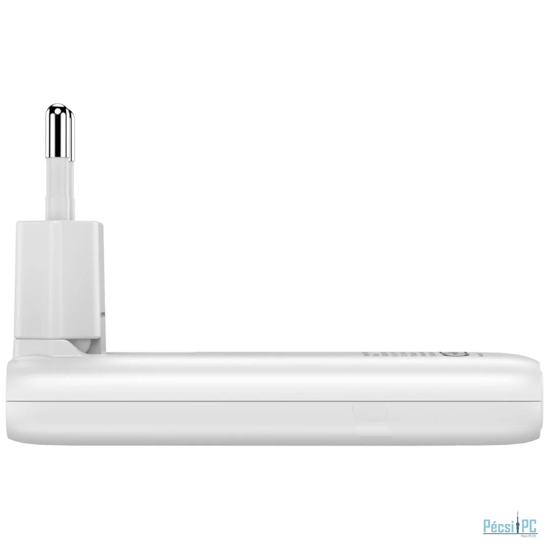 Verbatim Fold ''''n'''' Go GaN Charger 65W 2-Port EU Plug White