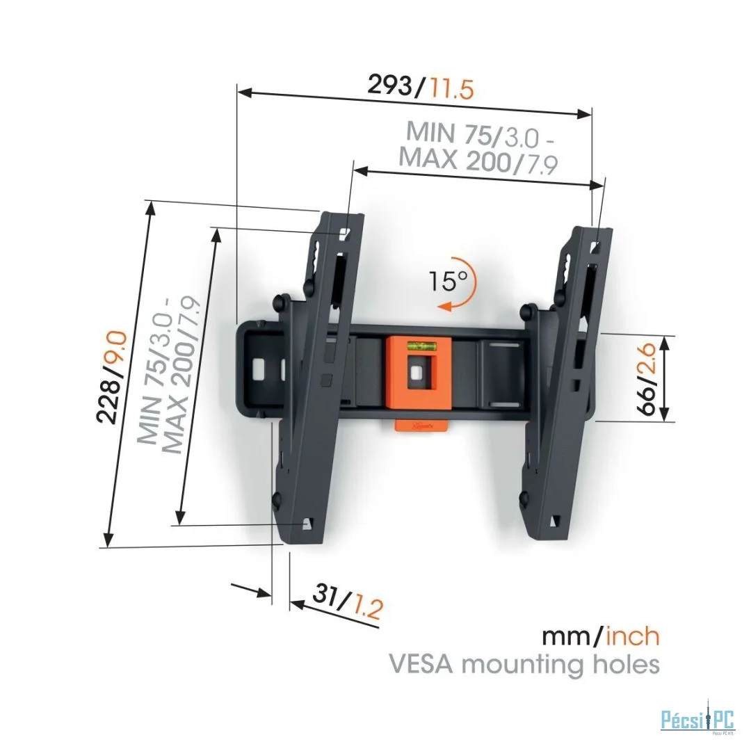 Vogel''s TVM 1215 Tilting TV Wall Mount