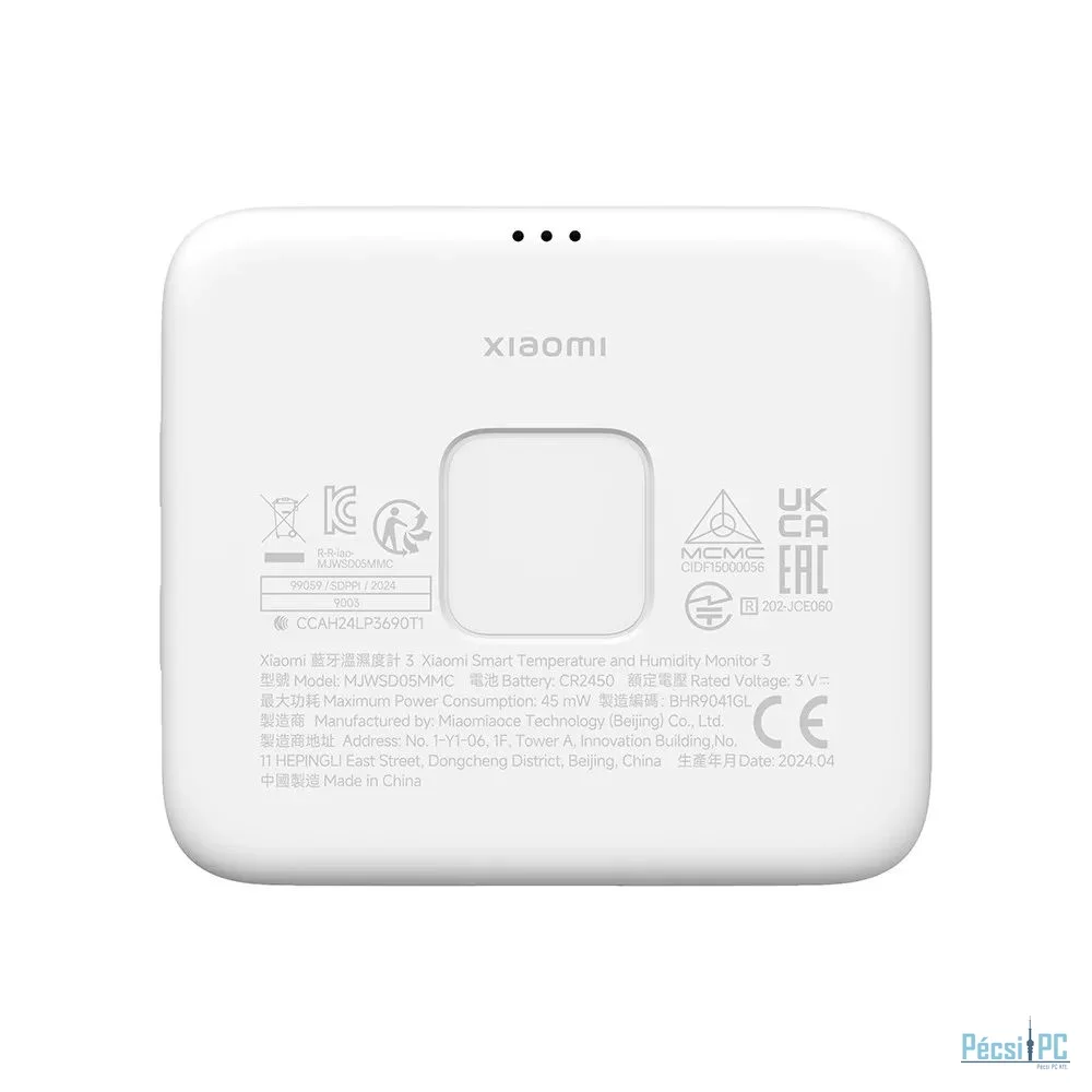 Xiaomi Mi Temperature and Humidity Monitor 3 Mini White