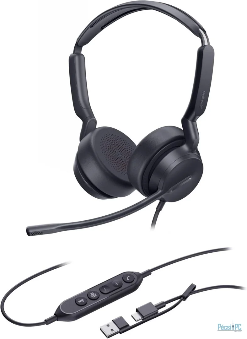 Yealink UH42 Dual Teams USB-C/A Headset Black