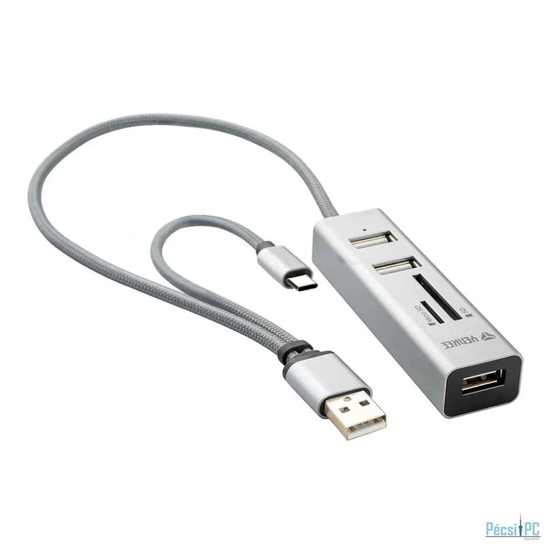 Yenkee Yenkee YHC 103SR  USB C OTG hub+reader