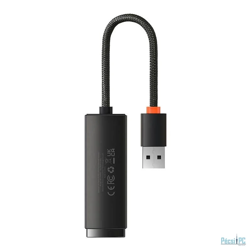 Baseus Baseus Lite Series USB – RJ45 hálózati adapter Black