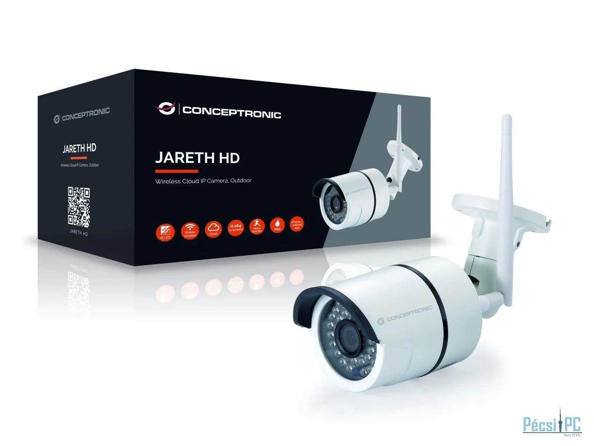 Conceptronic  JARETH02W HD Wireless Cloud IP Camera Outdoor White