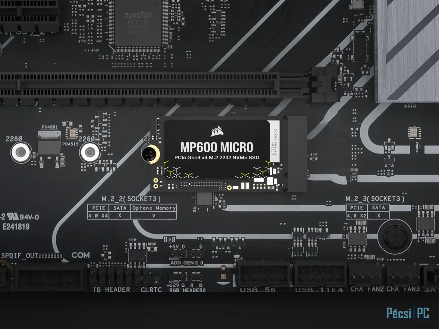 Corsair 2TB M.2 2242 NVMe MP600 Micro