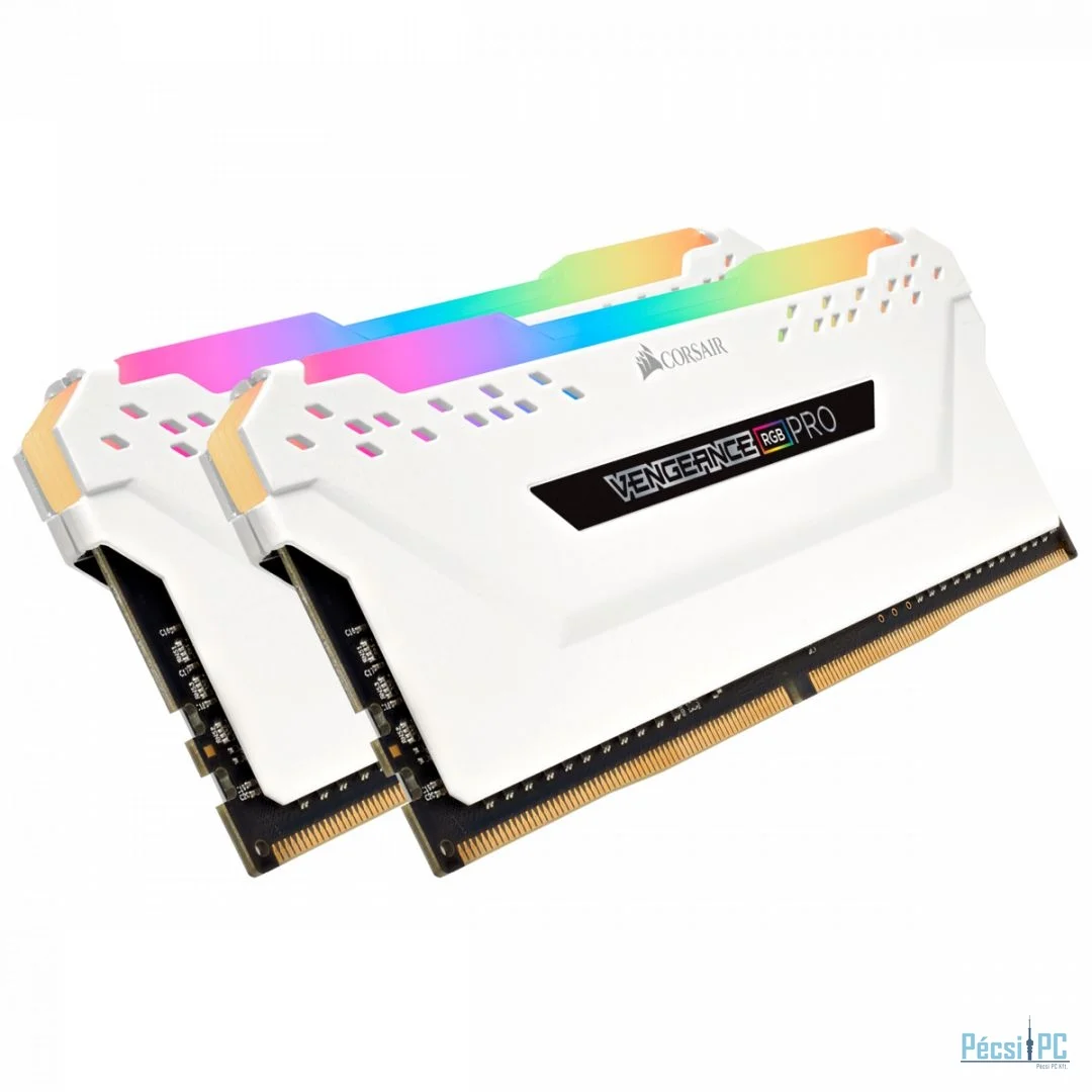 Corsair 32GB DDR4 2666MHz Kit(2x16GB) Vengeance RGB Pro White