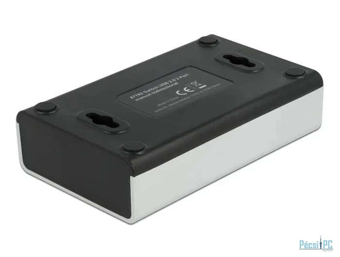 DeLock 4-portos USB2.0 HUB with Switches Silver/Black