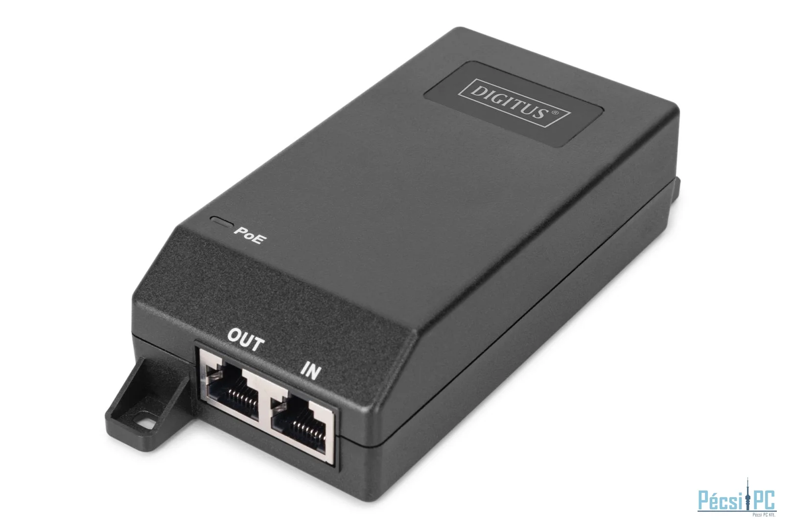 Digitus Gigabit Ethernet PoE+ Injector 802.3at Power Pins:4/5(+) 7/8(-) 30W
