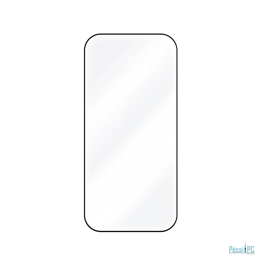 FIXED teljes képernyőt védő 2,5D edzett üveg Apple iPhone 17 Pro Max készülékhez, 2drb, fekete