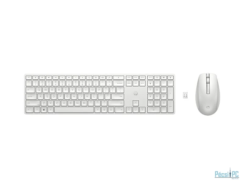 HP 650 Wireless Keyboard and Mouse Combo White US