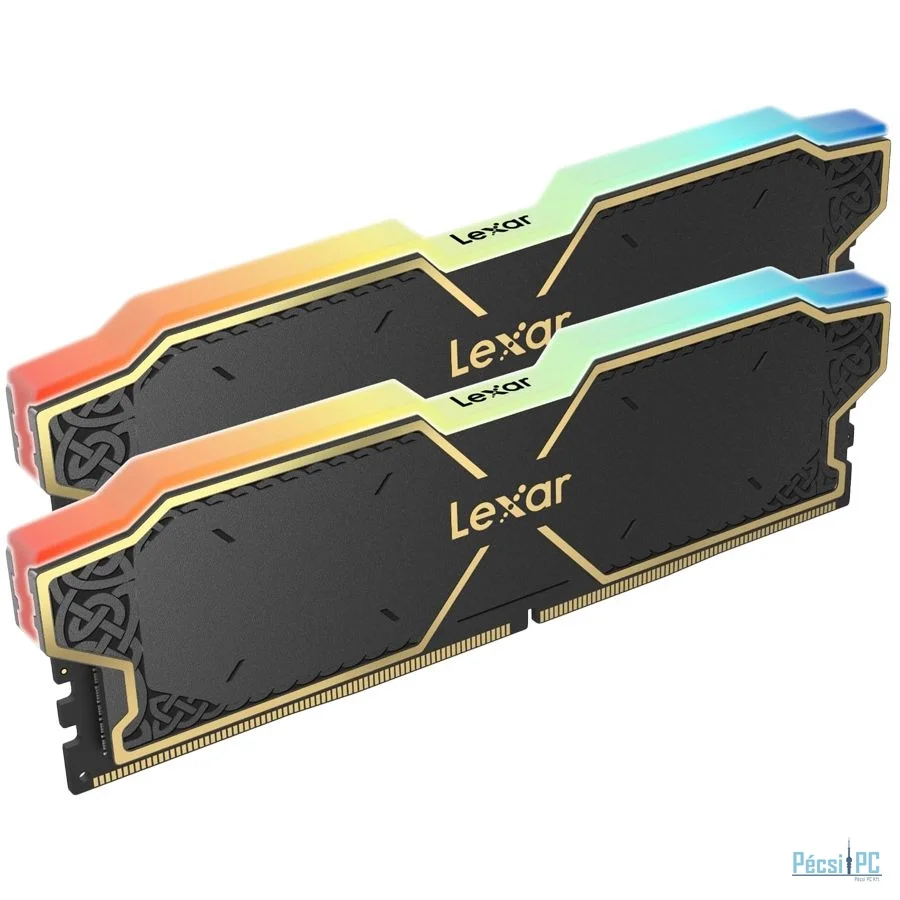 Lexar 32GB DDR5 6000MHz Kit(2x16GB) Thor RGB with Heatsink Black