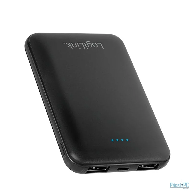 Logilink 2x USB-A 5000 mAh PowerBank Black