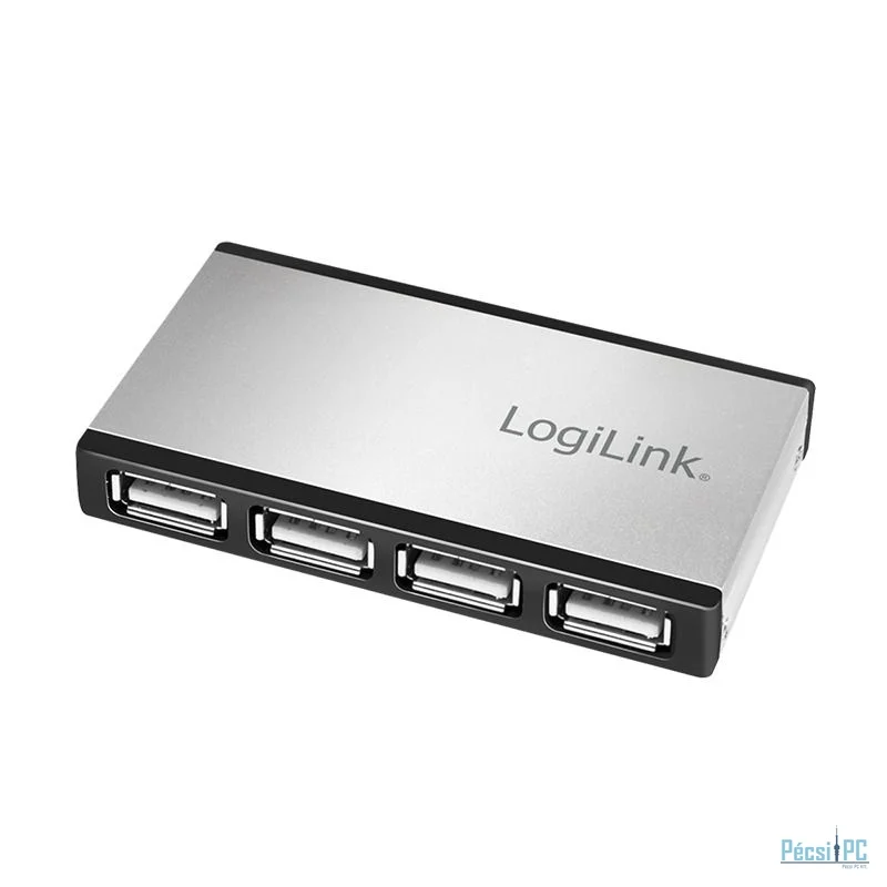 Logilink 4-portos USB2.0 HUB Silver