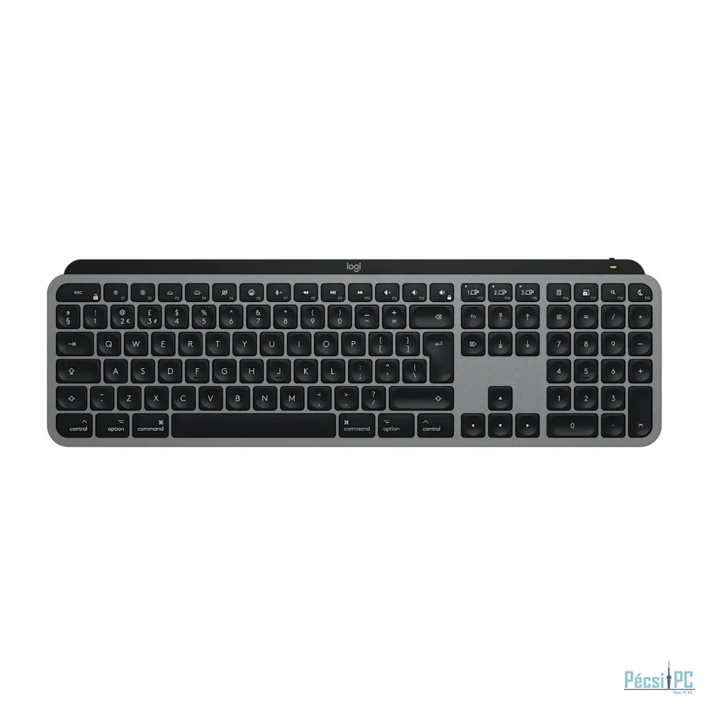 Logitech MX Keys S for Mac Bluetooth Keyboard Space Gray UK