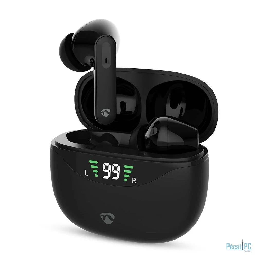 Nedis Fully Wireless Headset Black