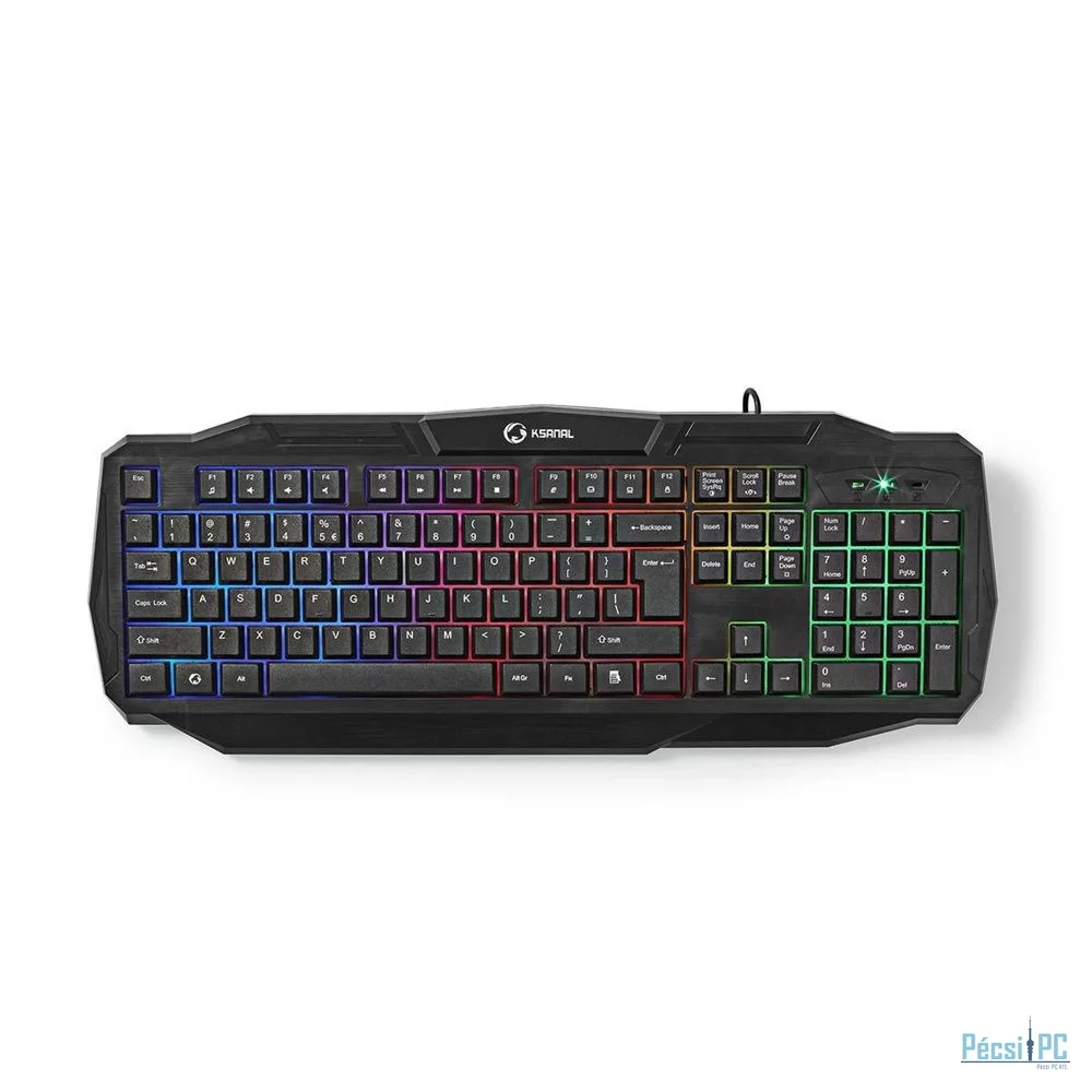 Nedis GKBD100BKUS Wired Gaming Keyboard Black US