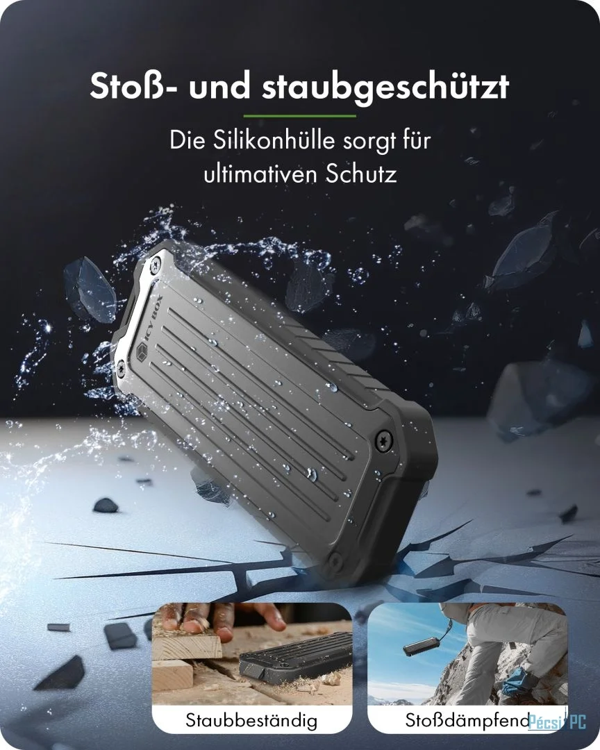 Raidsonic IB-1827MCP-C31 .2 NVMe/SATA SSD Enclosure