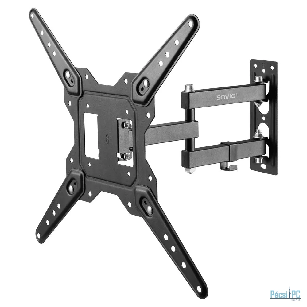Savio Adjustable TV wall mount 23″ – 55″ Black