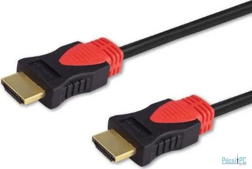 Savio CL-140 HDMI Male/Male cable 7,5m Black/Red