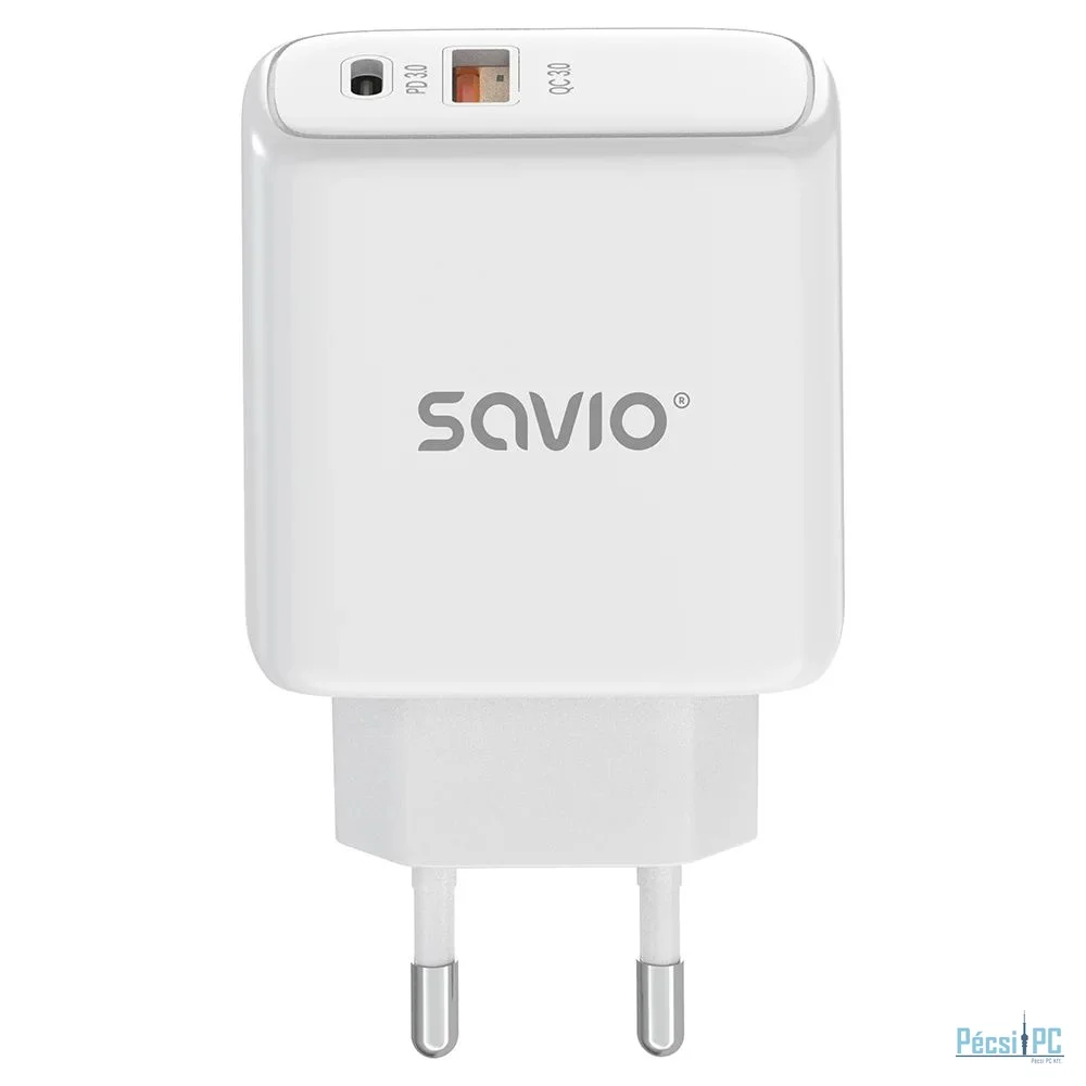 Savio LA-12 Wall quick charger 20W White