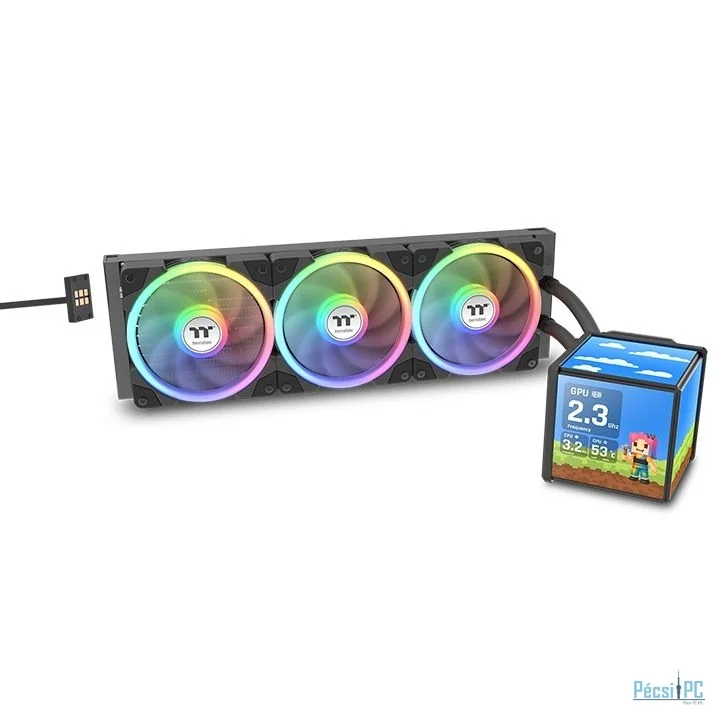 Thermaltake MINECUBE 360 Ultra ARGB Sync AIO Liquid Cooler Black