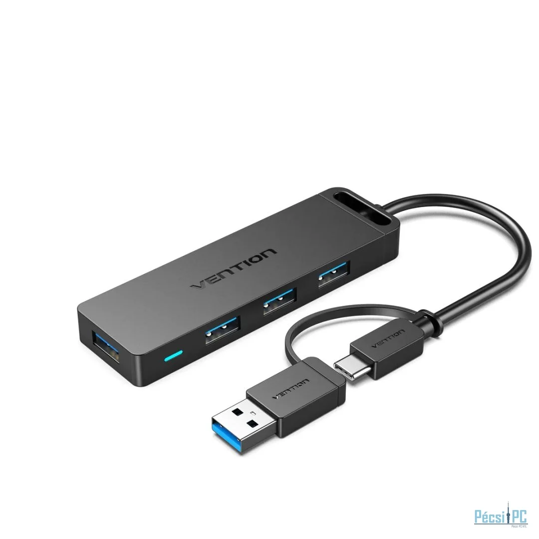 Vention 4-portos USB3.0 HUB Black