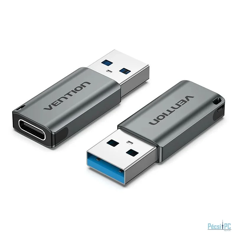 Vention Vention USB 3.0 Male to USB-C Female Adapter Gray
