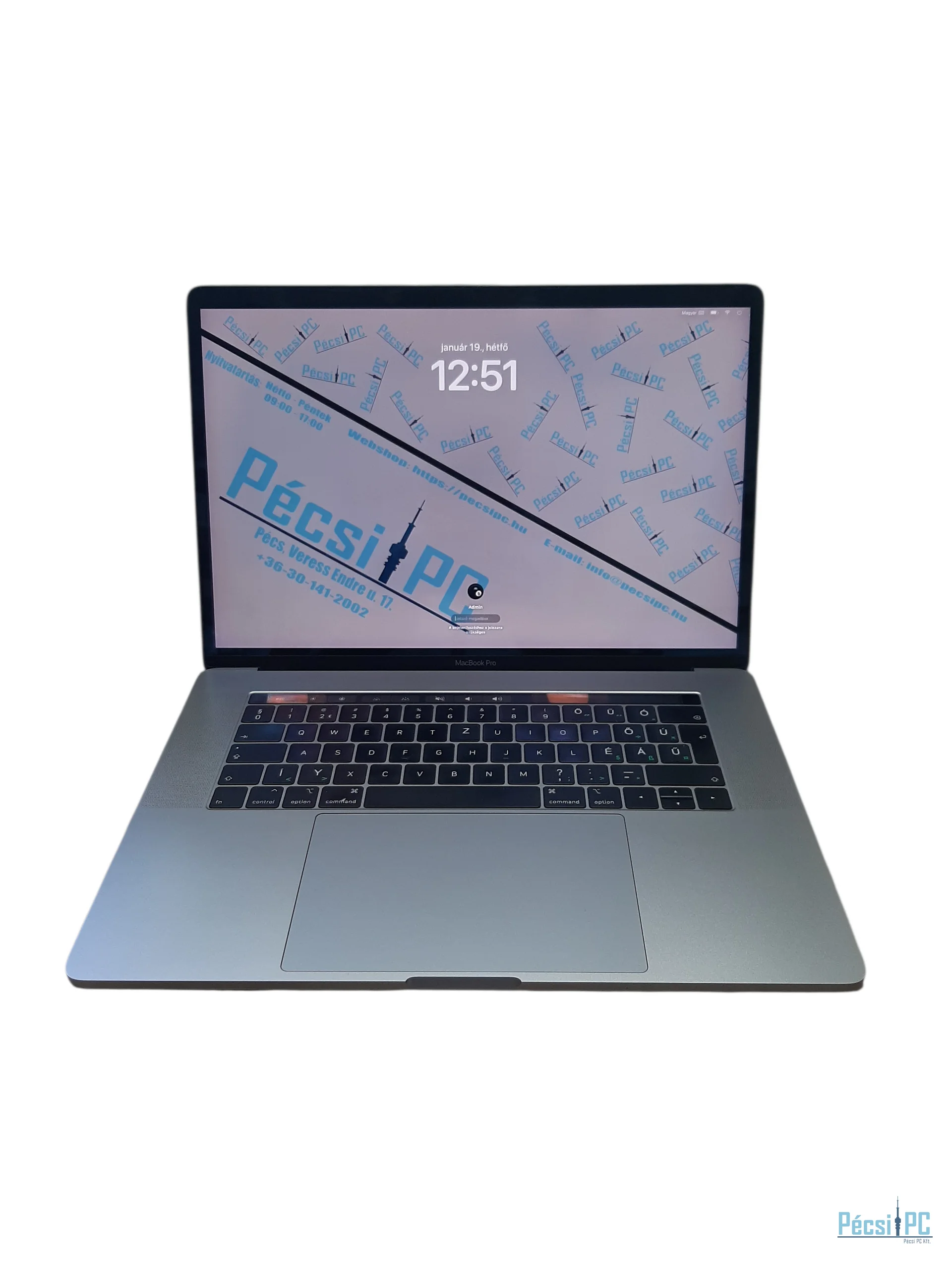 Apple Retina MacBook Pro 15 inch Touch Bar 2018 Space Gray - EU