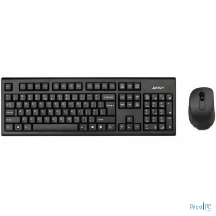 A4-Tech 7100N Wireless Keyboard Combo Black US
