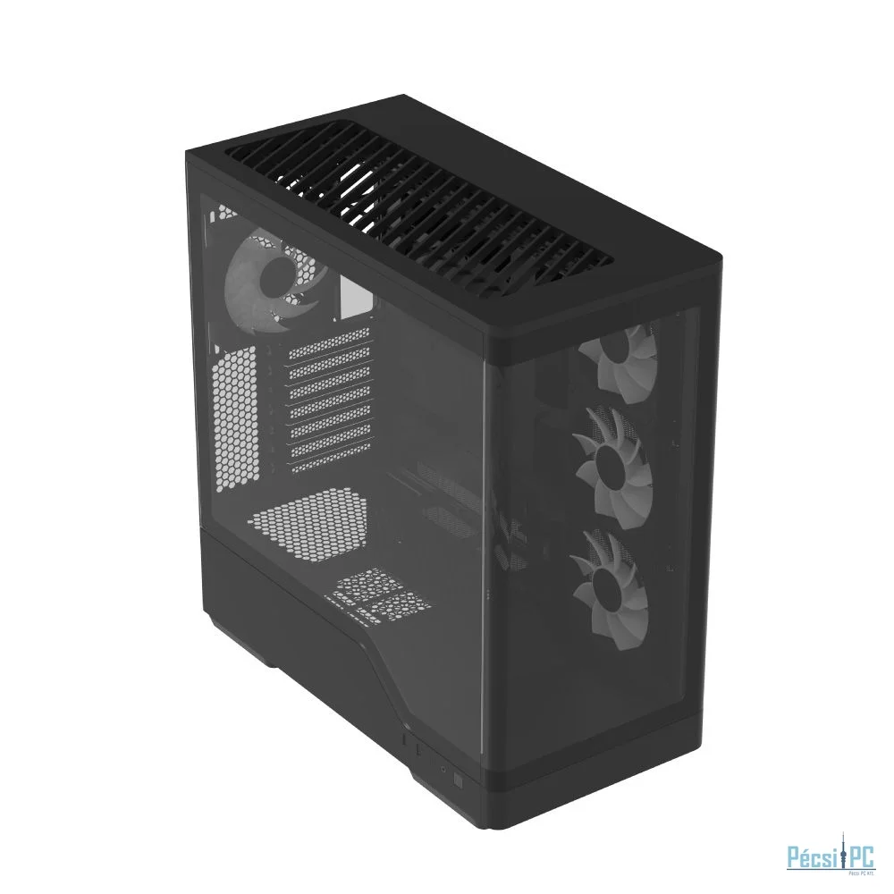 Aerocool P500A Tempered Glass Black