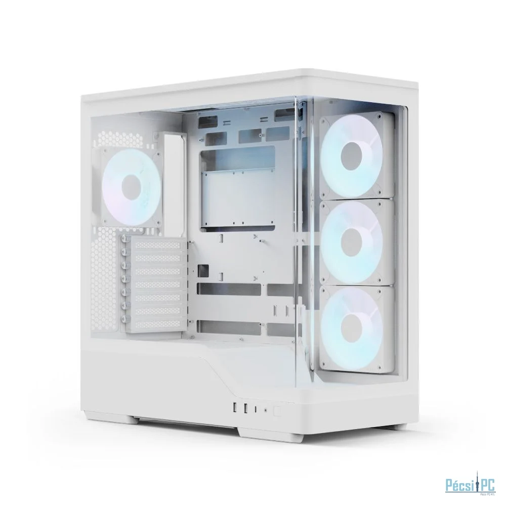 Aerocool P500A Tempered Glass White