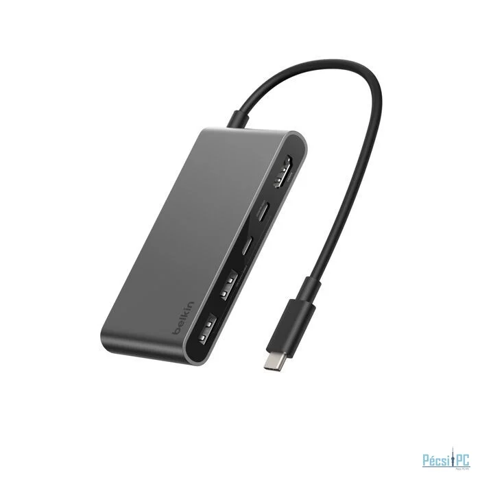 Belkin Connect 5-Port USB-C Hub with Dual USB-C Ports Space Grey