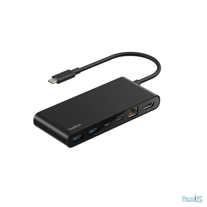 Belkin Connect 8-Port USB-C Hub with 2.5Gb Ethernet Black